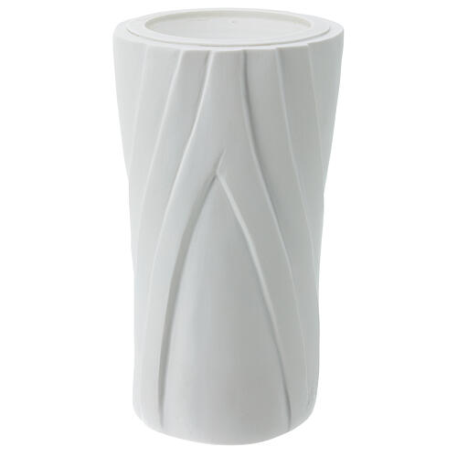 Flower vase in reconstituted marble 2