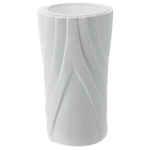 Flower vase in reconstituted marble 3