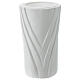 Flower vase in reconstituted marble s1