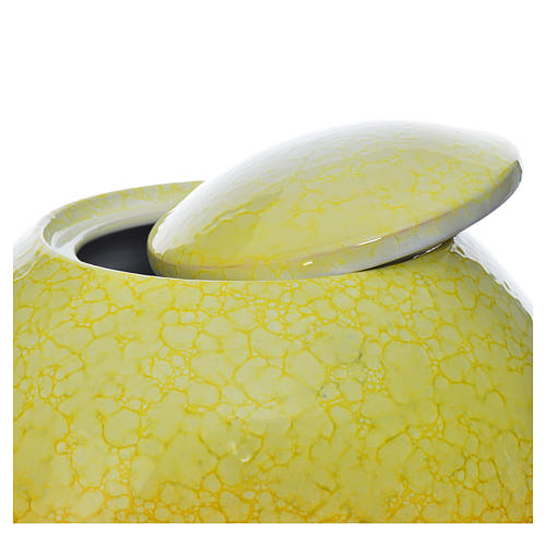 Urna cineraria porcelana cuadrada esmaltada mod. Murano Colours 3