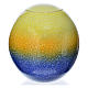 Urna cineraria porcelana cuadrada esmaltada mod. Murano Colours s1