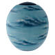 Urna na prochy porcelana malowana ręcznie błękitna fantazja s1