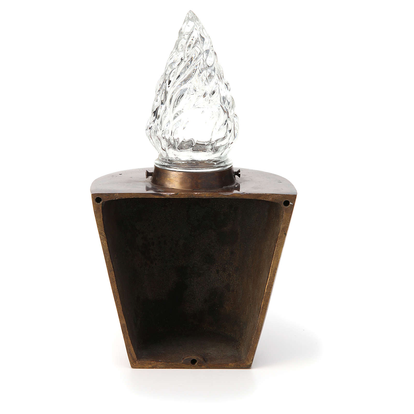 Cemetery vase with light online sales on HOLYART.co.uk