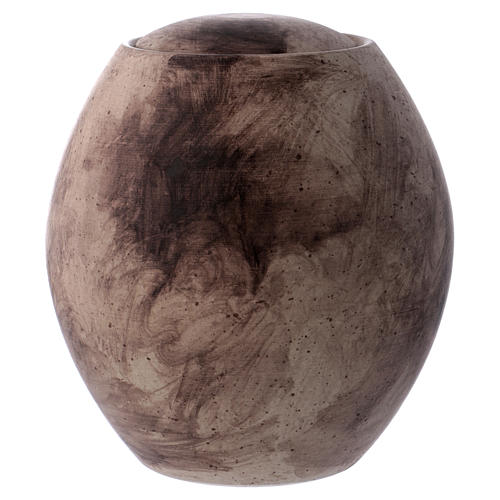 Urna na prochy z dekoracją typu kamień 1