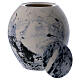 Cremation urn with Dripping decoration s3