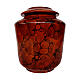 Funeral urn with amber Bubble effect s1