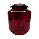 Urn with wine red Bubble effect s1