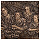 Tabliczka „Ostatnia Wieczerza” z brązu, 35×100 cm – na ZEWNĄTRZ s5