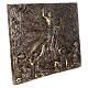Plaque Résurrection de Christ en bronze 75x100 cm pour EXTÉRIEUR s3