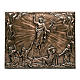 Baixo-relevo Ressurreição de Jesus Bronze 75x100 cm PARA EXTERIOR 