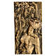 Plaque of the Virgin Mary and dead Christ in bronze 50x30 cm for EXTERNAL USE s2
