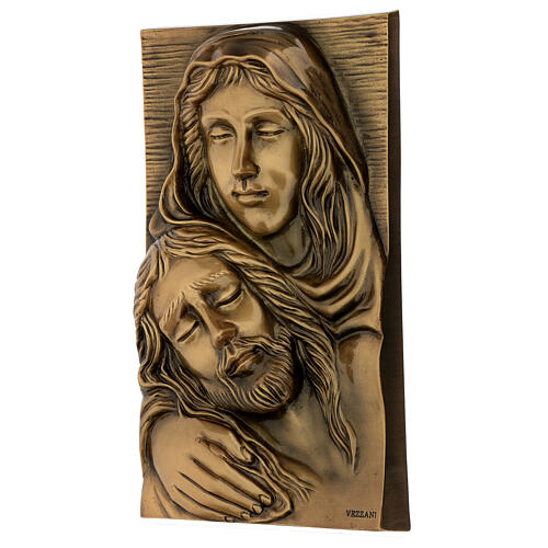 Pietà w brązie, pierwszy plan, 34×19 cm – na ZEWNĄTRZ 4