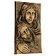 Placa primeiro plano Pietà em bronze 35x20 cm para EXTERIOR s3