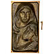 Pieta close-up plaque in bronze, 35x20 cm for OUTDOORS s5