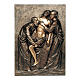 Placa Deposición Jesús bronce 70x50 cm para EXTERIOR s1