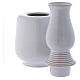 Cremation urn white vase h 40 cm s2