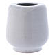 Urne cinéraire vase blanc h 40 cm s4