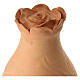 Cremation urn Bocciolo, blooming rose, terracotta s6