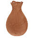 Cremation urn, rose bud shape in red terracotta s1