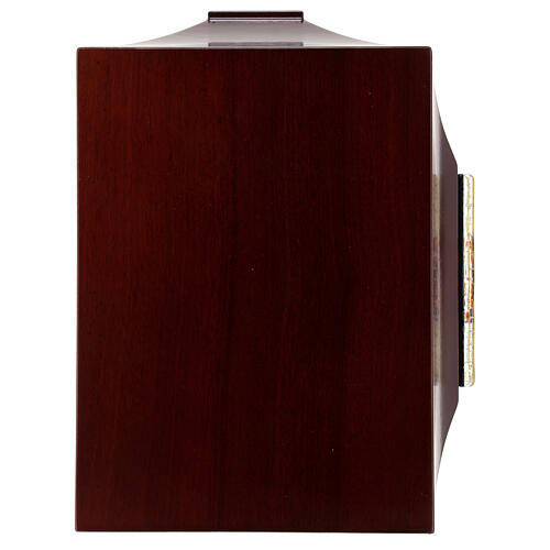 Urna na prochy Venezia – mahoń, szkło Murano i złoty płatek 5