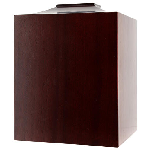 Urna na prochy Venezia – mahoń, szkło Murano i złoty płatek 6