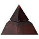 Urna na prochy Pharoh — piramidalna, z mahoniu i szkła Murano s2