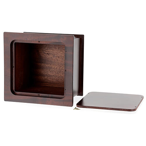 Florencka urna na prochy, z lakierowanego mahoniu 5