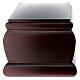 Casket funeral urn in mahogany s3