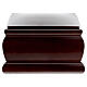 Urna funerária modelo "Scrigno" madeira de mogno pintada s4