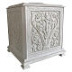 Cremation urn Renaissance, squared shape, polished marble dust s2