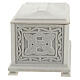 Cremation urn Renaissance, rectangular shape, polished marble dust s3