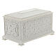 Cremation urn Renaissance, rectangular shape, polished marble dust s6