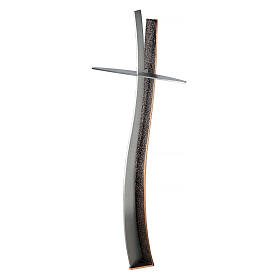 Croix en bronze pour cimetière h 90 cm pour EXTÉRIEUR