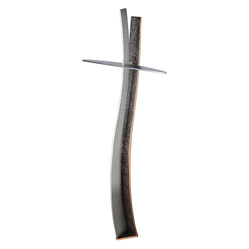 Croix en bronze pour cimetière h 90 cm pour EXTÉRIEUR 1