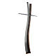 Krzyż z brązu na cmentarz, wysokość 90 cm – do użytku zewnętrznego s1