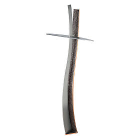 Croce terrena in bronzo h. 60 cm per ESTERNO