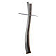 Croce terrena in bronzo h. 60 cm per ESTERNO s1