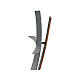 Croce in bronzo terrena cimitero h. 60 cm per ESTERNO s2