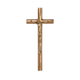 Wall cross in matt bronze 30 cm for OUTSIDE USE