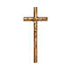 Wall cross in patinated bronze 30 cm, for OUTDOORS s1