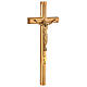 Croce patinata bronzo da parete 40 cm per ESTERNO s4