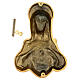 Satinised bronze plaque showing the Virgin Mary 20 cm for EXTERNAL use s4