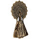 Bronze plaque showing the Our Lady of Pilar 43 cm for EXTERNAL use s5