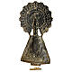 Bronze plaque showing the Our Lady of Pilar 43 cm for EXTERNAL use s6