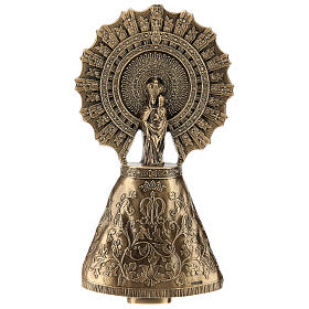 Tablica z brązu Matki Bożej del Pilar, 43 cm, na ZEWNĄTRZ
