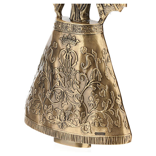 Tablica z brązu Matki Bożej del Pilar, 43 cm, na ZEWNĄTRZ 3