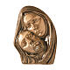 Pieta close-up Mary and Jesus plaque, bronze 32 cm for OUTDOORS s1
