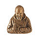 Bronze plaque showing Padre Pio 20 cm for EXTERNAL use s1