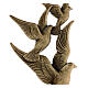 Bronze grave decoration flying doves, 17 cm for OUTDOORS s2