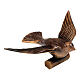 Bronze grave ornament, dove of peace 10 cm for OUTDOORS s1